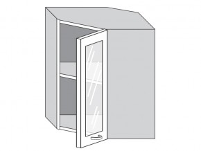 1.60.3у Шкаф настенный (h=720) угловой на 600мм со стекл. дверцей в Юрюзани - yuryuzan.magazinmebel.ru | фото