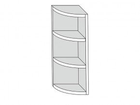 19.30.0р Полка угловая (h=913) радиусная  ЛДСП УНИ в Юрюзани - yuryuzan.magazinmebel.ru | фото