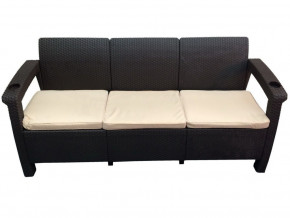 Диван Yalta Sofa 3 Set шоколадный в Юрюзани - yuryuzan.magazinmebel.ru | фото - изображение 1