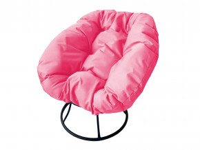 Кресло Пончик без ротанга розовая подушка в Юрюзани - yuryuzan.magazinmebel.ru | фото