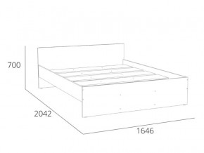 Кровать 1600 НМ 011.53 Симпл Белый Фасадный в Юрюзани - yuryuzan.magazinmebel.ru | фото - изображение 4