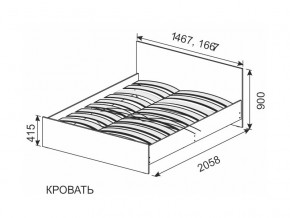 Кровать 1600х2000 ортопедическое основание СГ Камелия в Юрюзани - yuryuzan.magazinmebel.ru | фото - изображение 2