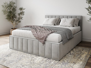 Кровать 1800 Лана серый велюр в Юрюзани - yuryuzan.magazinmebel.ru | фото