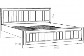 Кровать 1800 Оливия НМ 040.34-03 Х в Юрюзани - yuryuzan.magazinmebel.ru | фото - изображение 2