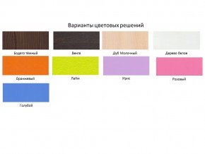 Кровать чердак Кадет 1 Белое дерево-Ирис в Юрюзани - yuryuzan.magazinmebel.ru | фото - изображение 2