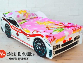 Кровать детская машина Медпомощь в Юрюзани - yuryuzan.magazinmebel.ru | фото