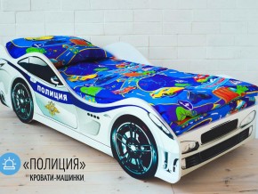 Кровать детская машина Полиции в Юрюзани - yuryuzan.magazinmebel.ru | фото