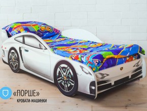 Кровать детская машинка Порше в Юрюзани - yuryuzan.magazinmebel.ru | фото