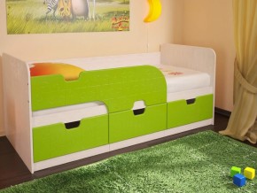 Кровать детская Минима лайм в Юрюзани - yuryuzan.magazinmebel.ru | фото