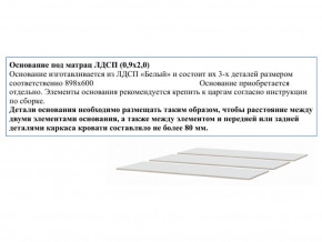 Основание из ЛДСП 0,9х2,0м в Юрюзани - yuryuzan.magazinmebel.ru | фото