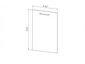 П 45 Комплект для посудомоечной машины 450 мм (цоколь + фасад) ЛДСП в Юрюзани - yuryuzan.magazinmebel.ru | фото