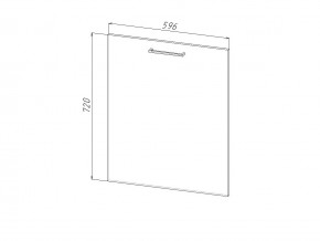 П 60 Комплект для посудомоечной машины 600 мм (цоколь + фасад) ЛДСП в Юрюзани - yuryuzan.magazinmebel.ru | фото