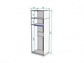 Шкаф Malta light H287 с антресолью HA2 Белый в Юрюзани - yuryuzan.magazinmebel.ru | фото - изображение 2