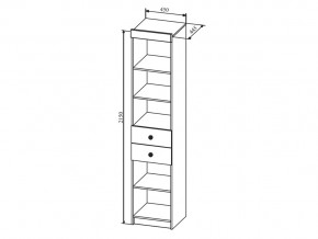 Стеллаж Сканди СД450.1 в Юрюзани - yuryuzan.magazinmebel.ru | фото - изображение 2