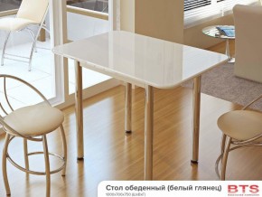 Стол обеденный белый глянец в Юрюзани - yuryuzan.magazinmebel.ru | фото