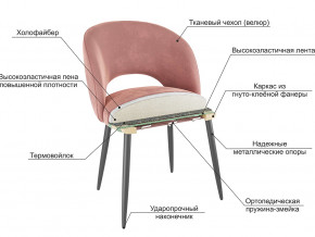 Стул Моли велюр синий в Юрюзани - yuryuzan.magazinmebel.ru | фото - изображение 2